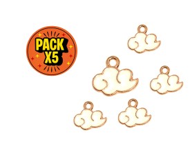 Dije Esmaltado Nube Naruto Blanca